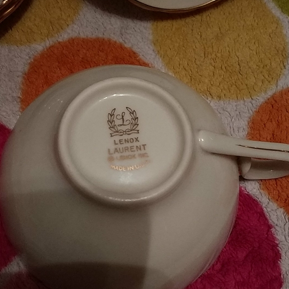NWOB Lenox Laurent (6 matching sets saucer/mug - Picture 10 of 12
